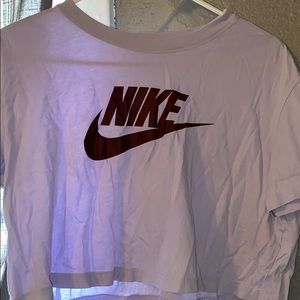 nike cropped shirt